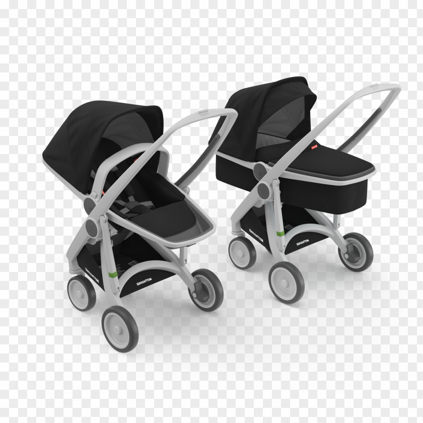 Green And Dark Grey Baby Transport Infant Color Rolling Chassis PNG