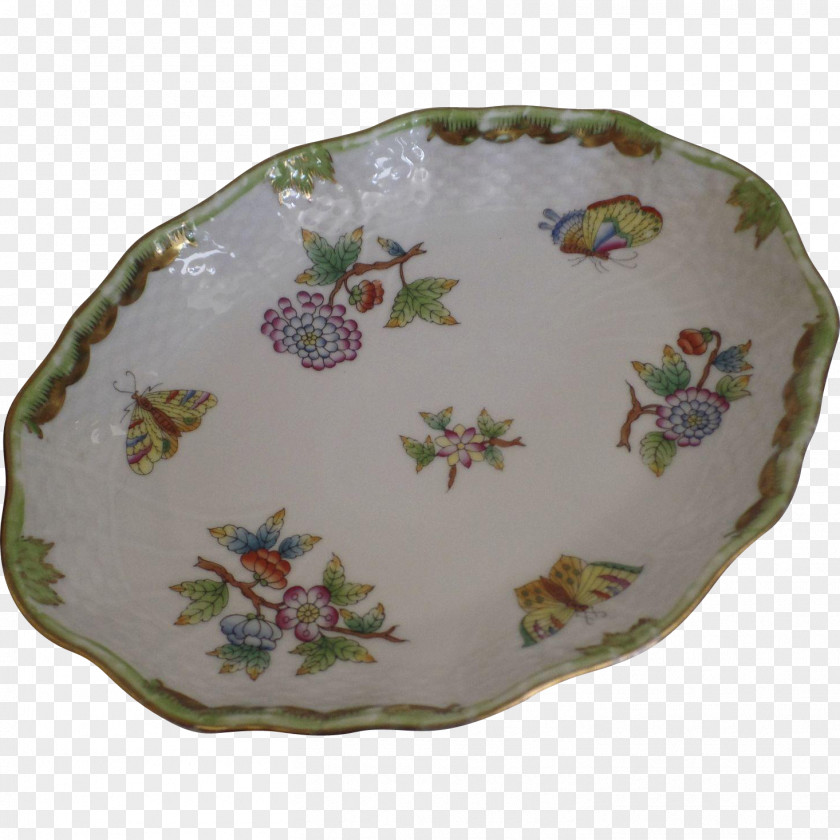 Hand-painted Floral Material Platter Tableware Plate Porcelain PNG
