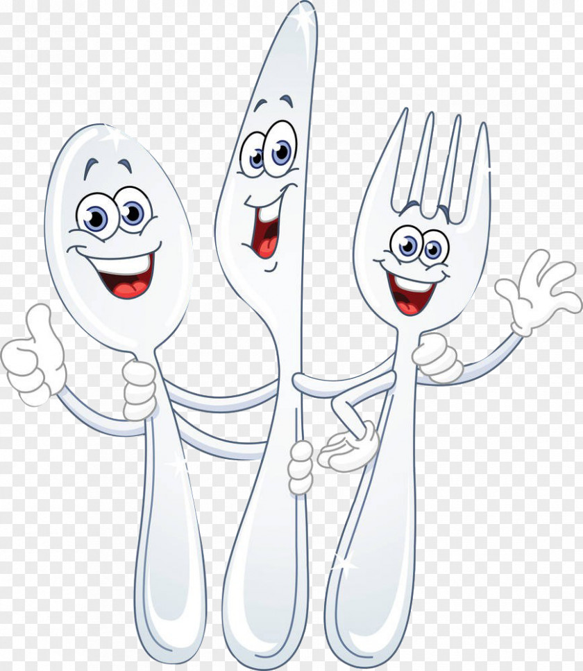 Knife And Fork Spoon Brothers Clip Art PNG