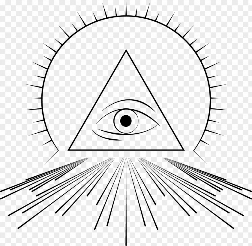 Mystical Eye Of Providence Illuminati Freemasonry Clip Art PNG
