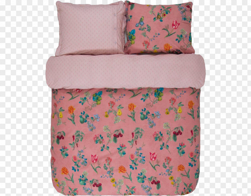 Pink Cherry Duvet Covers Taie Bed Sheets Parure De Lit PNG