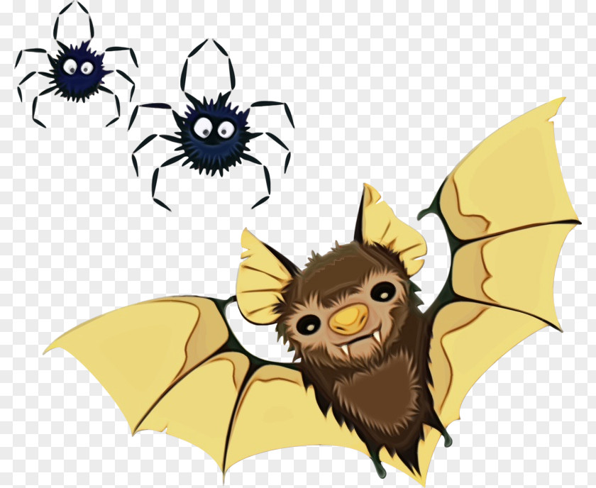 Plant Animation Cartoon Clip Art Bat Fictional Character PNG