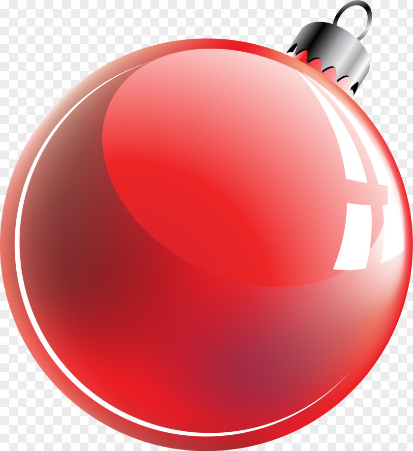 Red Cartoon Ball Animation Ornament PNG