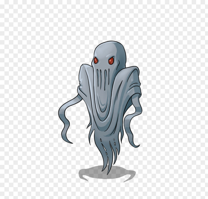 Ghosts And Monsters Octopus Cartoon Character PNG