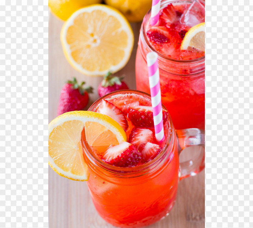 Lemonade Juice Smoothie Slush Strawberry PNG
