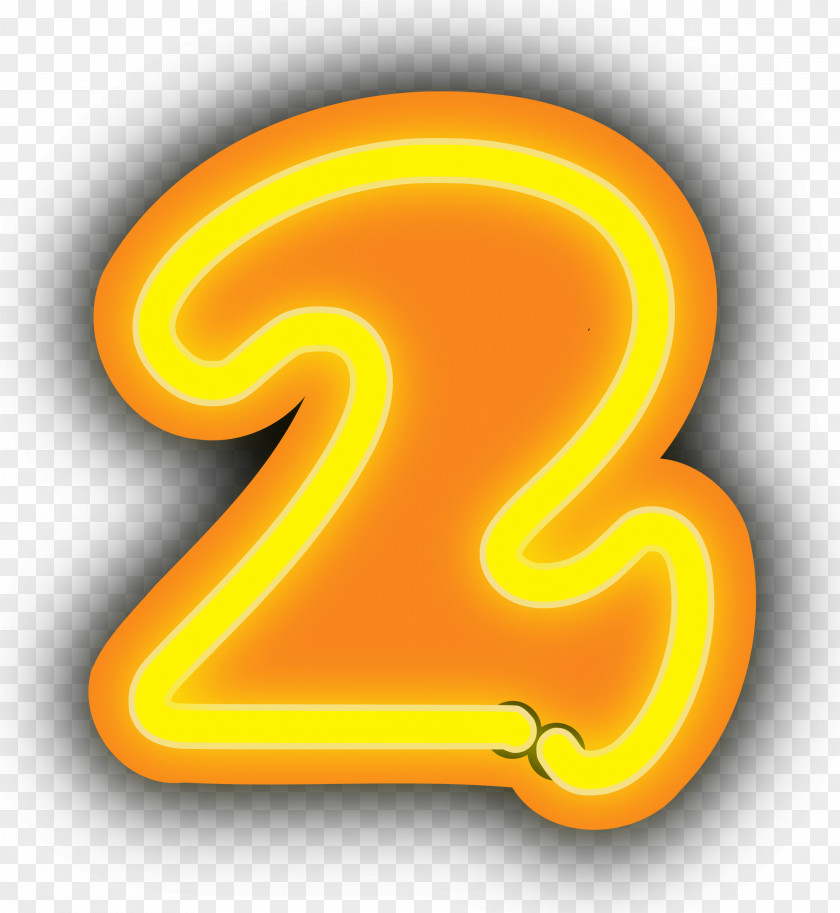 Number 2 Clip Art PNG