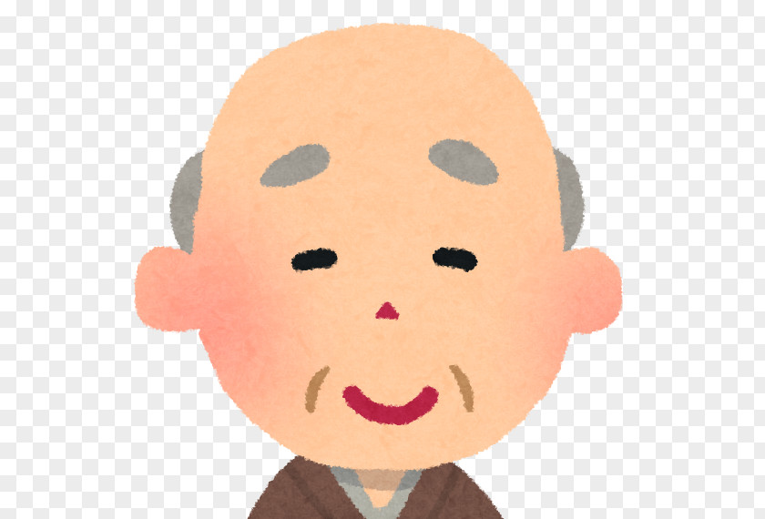Oldman Grandfather Face Kami, Hyōgo Old Age PNG