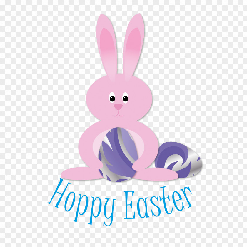 Rabbit Easter Bunny Psychedelic Eggs Coloring Book Text Font PNG