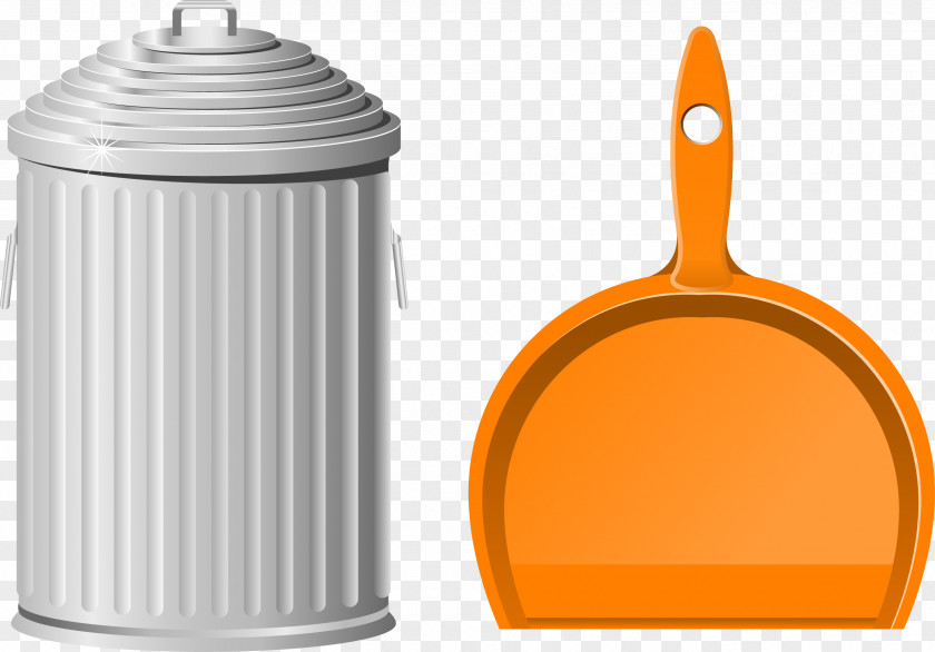 Vector Hand Painted Trash Can Waste Container Paper Recycling PNG