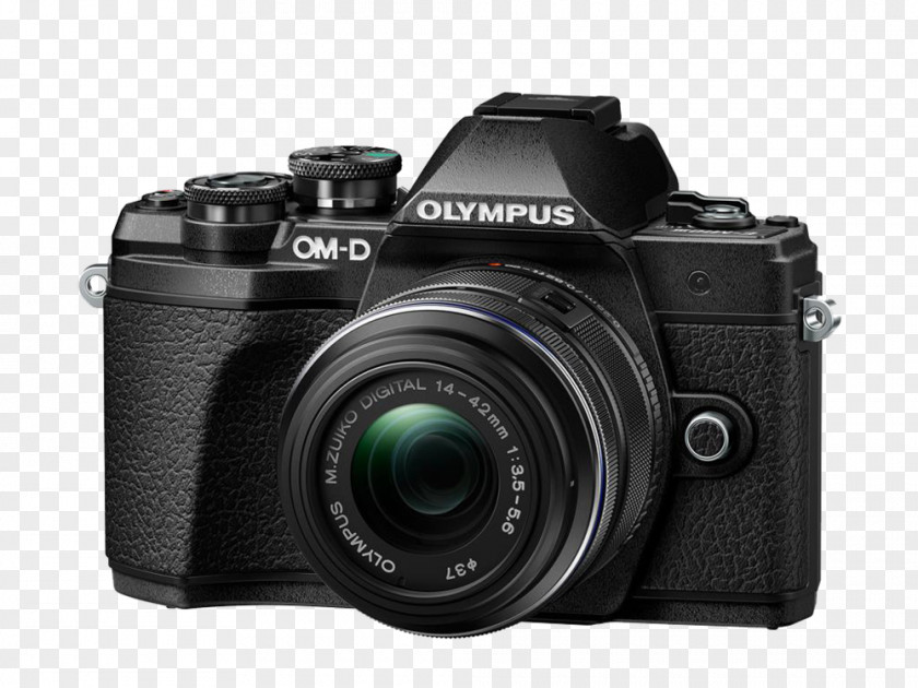 Camera Olympus OM-D E-M10 Mark II Digital Incl. M 14-42 Mm + 40-150 III With 14-42mm EZ Lens (Silver) Mirrorless Interchangeable-lens PNG