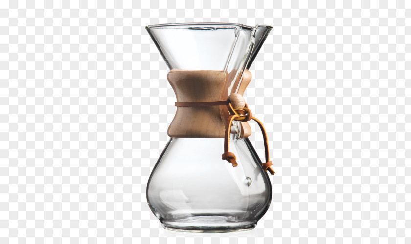 Coffee Chemex Coffeemaker Espresso Six Cup Glass Handle PNG