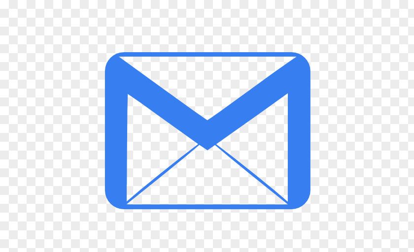 Communication Email Blue Triangle Mail Area PNG