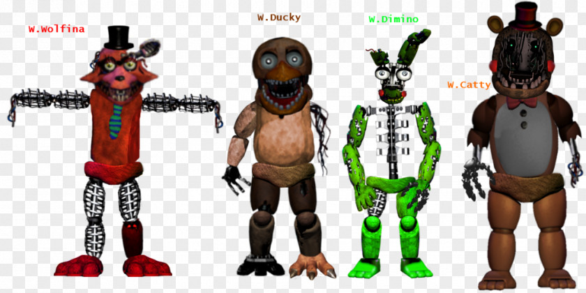 Concept Art Five Nights At Freddy's Animatronics Action & Toy Figures PNG