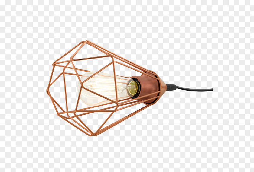 Lamp Lampe De Chevet Copper Metal Edison Screw PNG