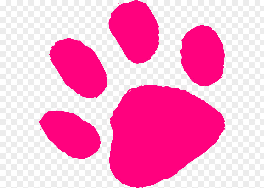 Pink Jaguar Cliparts Paw Free Clip Art PNG