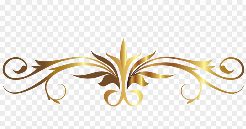 Gold Ornament Clip Art Image Openclipart Ribbon PNG
