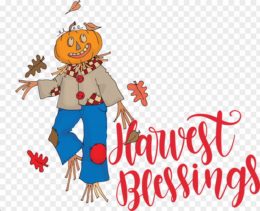 Harvest Blessings Thanksgiving Autumn PNG