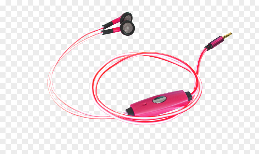 Pink Earphones Headphones Magenta PNG