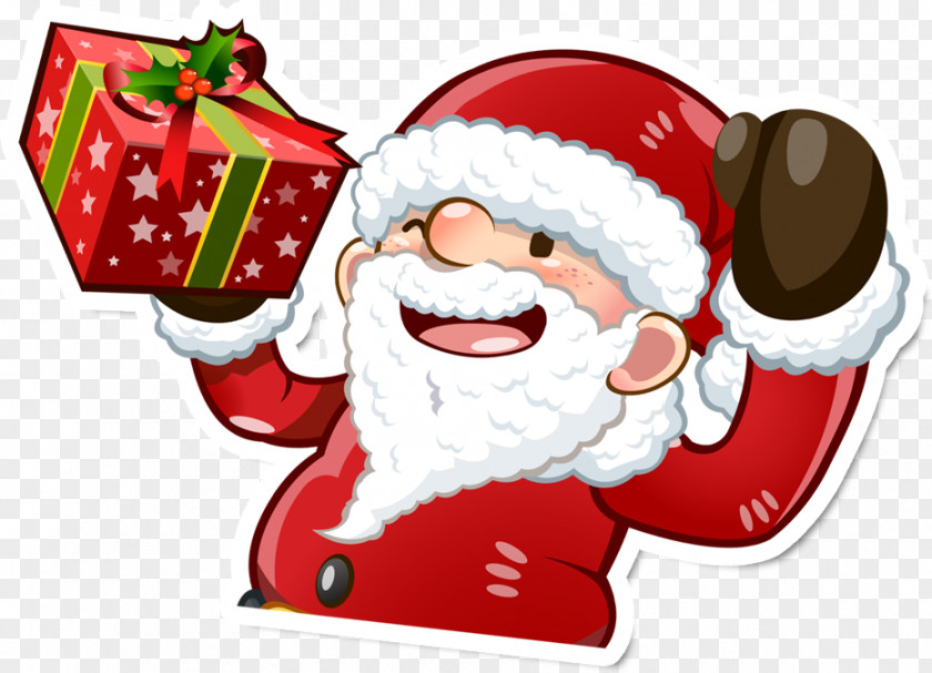 Santa Claus Christmas Ornament Gift PNG