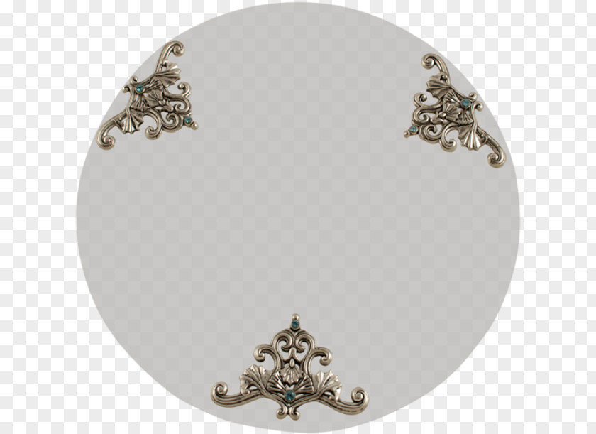 Filigree Lace Tray Jewellery Silver Gold PNG