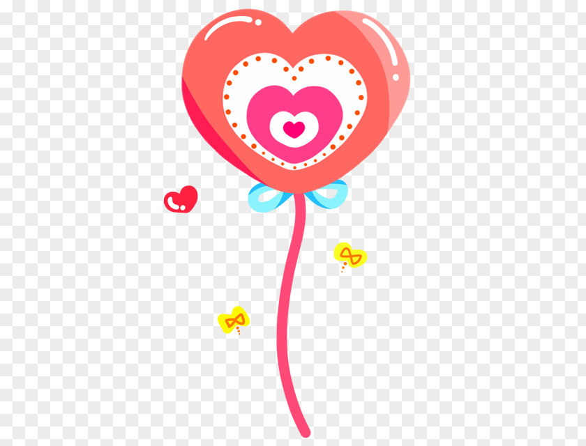 Floating Balloon Pink PNG