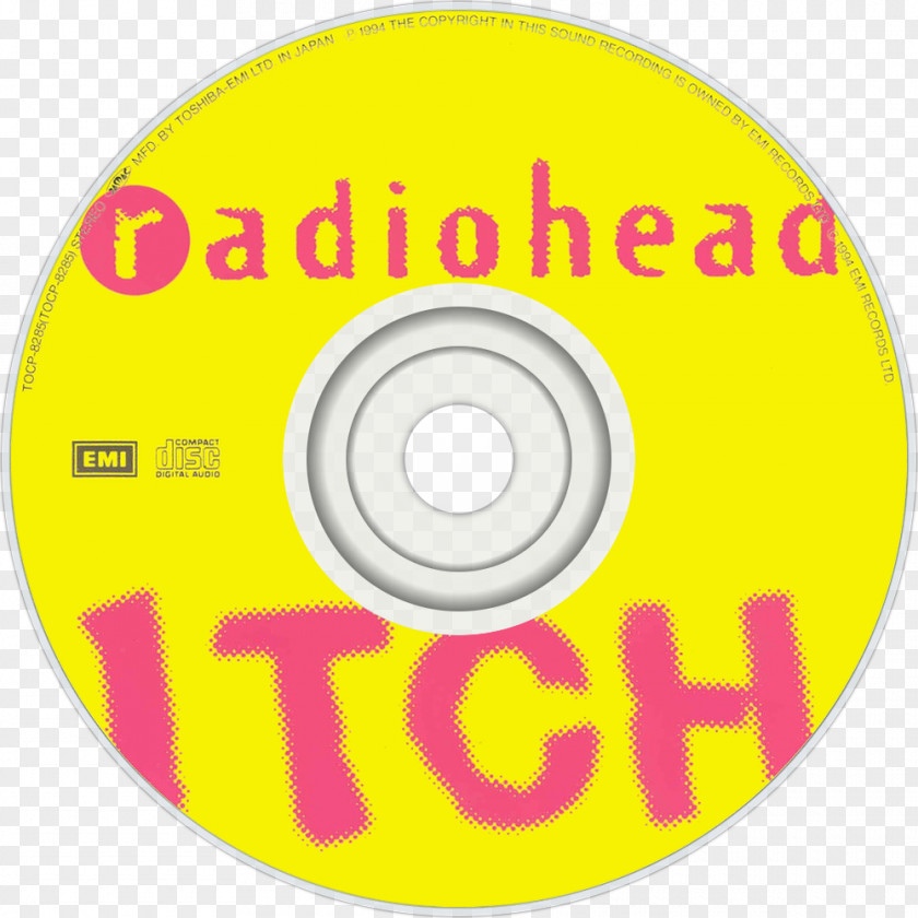 Radiohead Anyone Can Play Guitar Pablo Honey Compact Disc Circle PNG