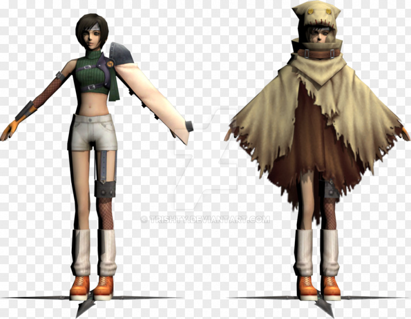 Yuffie Kisaragi Concept Art Character PNG