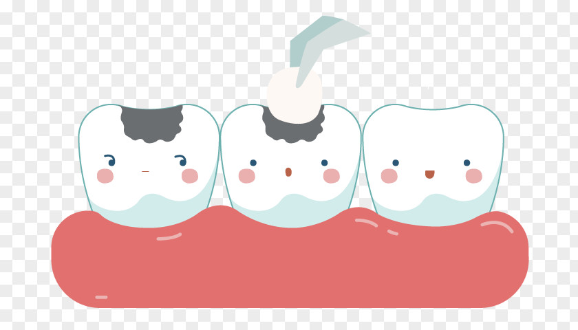 Comfort Food Smile Tooth Cartoon PNG