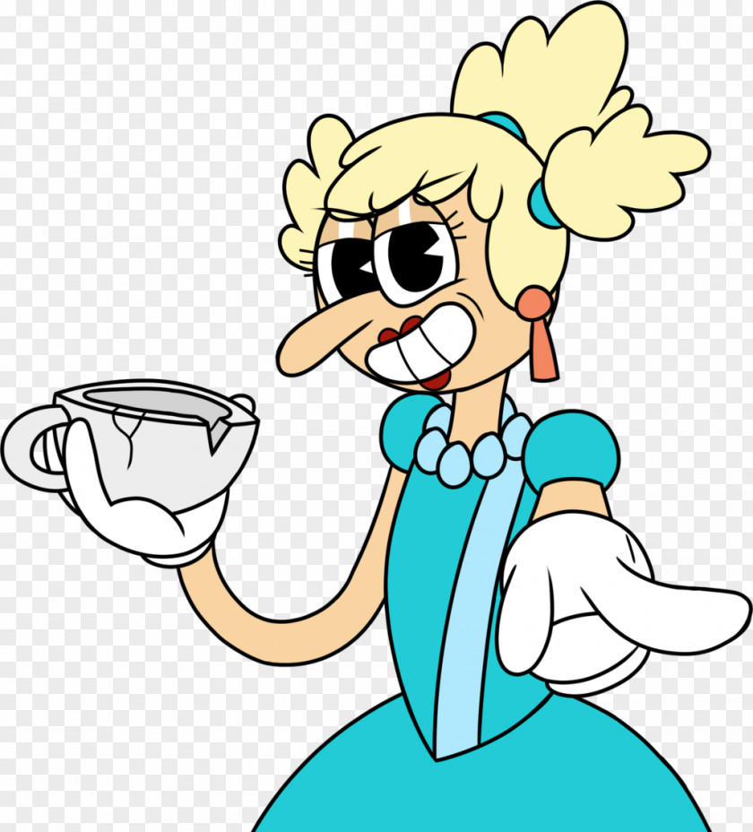 Drawing Mermaid Cuphead Video Game Fan Art PNG