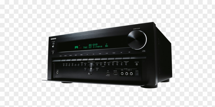 Black AV Receiver Radio Electronics AudioOthers Onkyo TX NR3010 Network PNG
