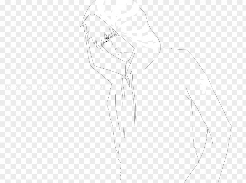 Ichigo Kurosaki Drawing Arm Line Art Sketch PNG