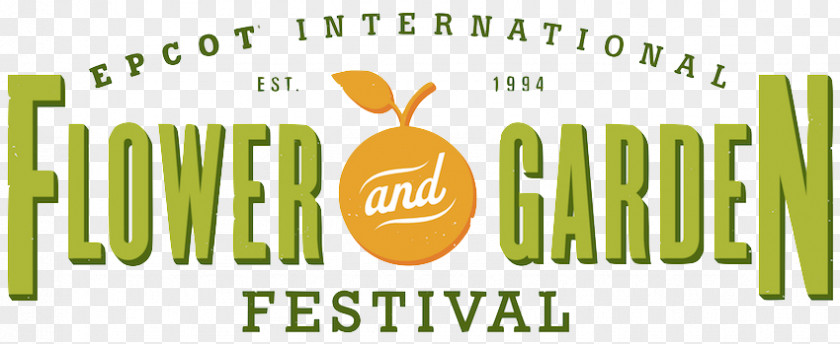 International Tourism Epcot Flower & Garden Festival Logo PNG