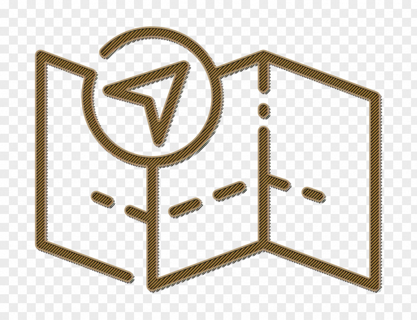 Logistic Icon Compass Map PNG