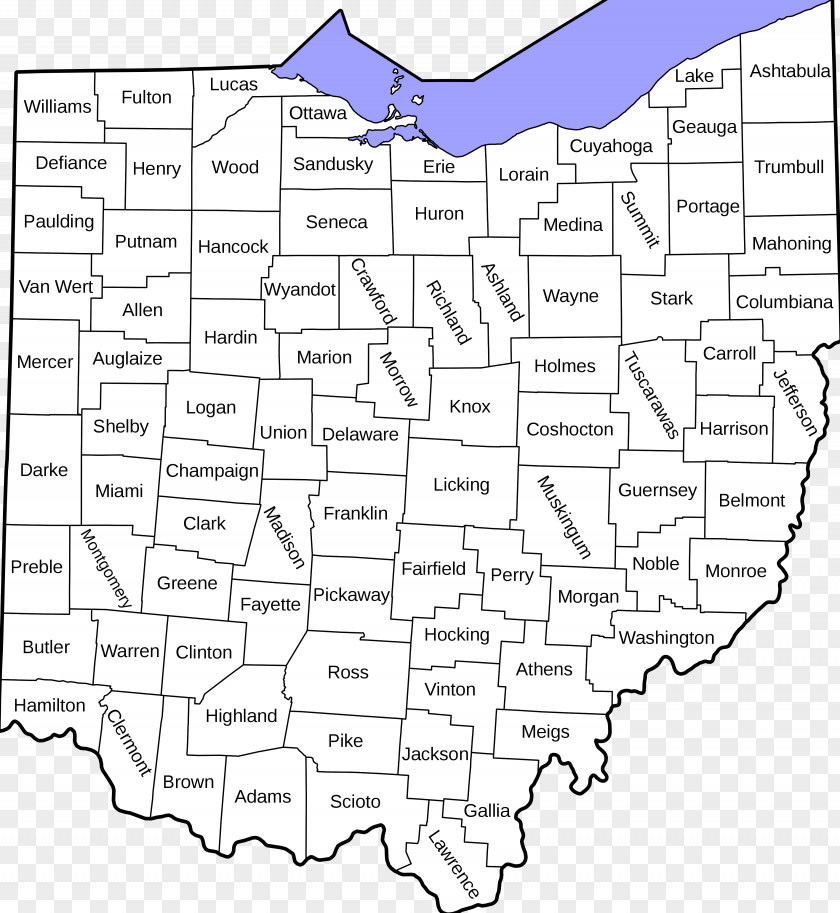 Map Muskingum County, Ohio Jefferson Greene Butler Cuyahoga PNG