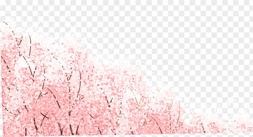 Romantic Pink Cherry Blossoms Japan Blossom Wallpaper PNG