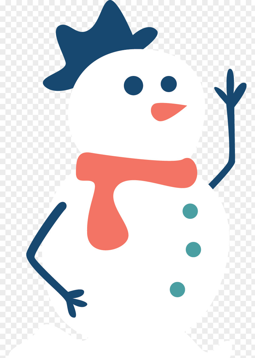 Snowman Cartoon Vector Material Download Clip Art PNG