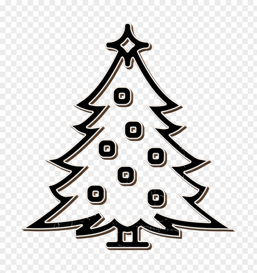 Winter Icon Christmas Tree PNG