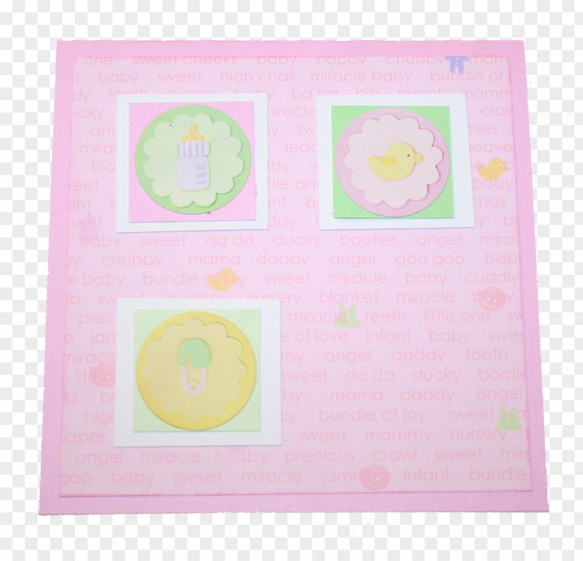 Baby Card Paper Textile Rectangle Picture Frames Pattern PNG