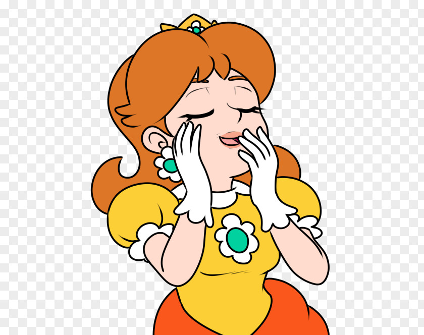 Behviors Cartoon Clip Art Princess Daisy Peach Illustration Video Games PNG