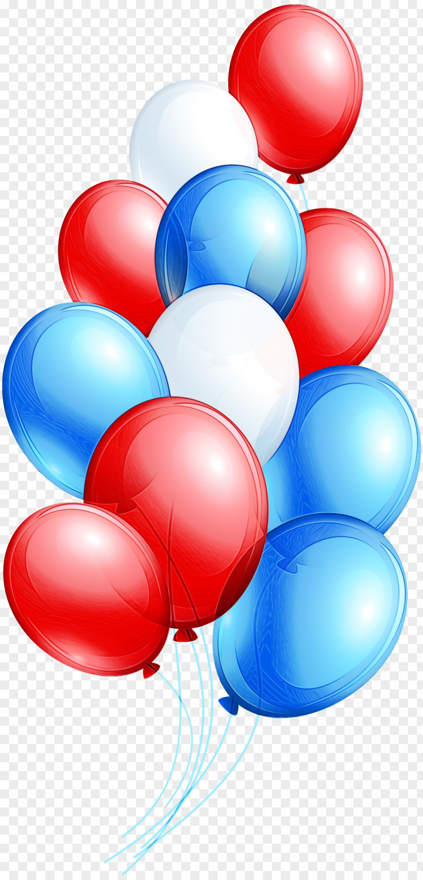 Blue Balloons Clip Art Image PNG