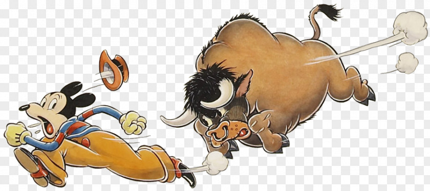 Bull Riding Mickey Mouse Mortimer Minnie Cattle Clip Art PNG