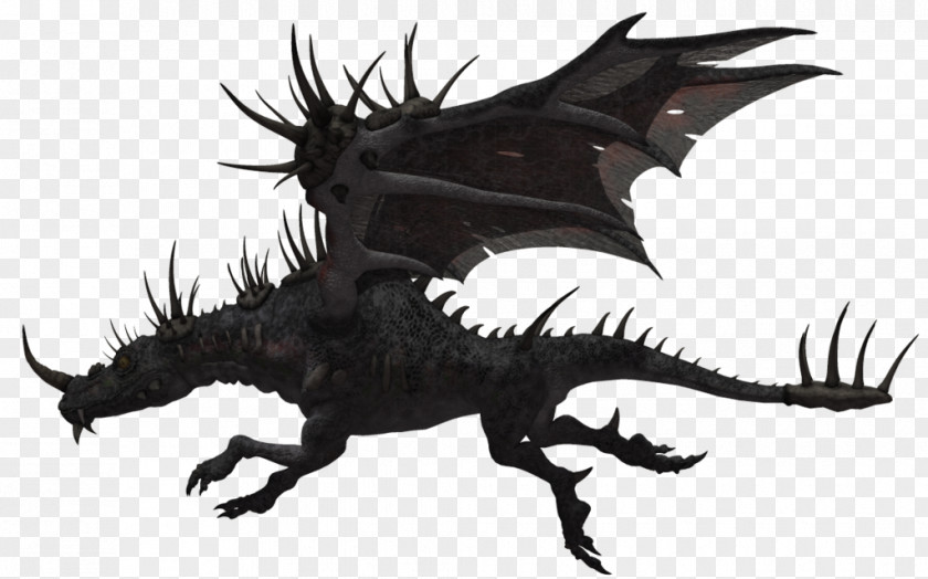 Dragon White PNG