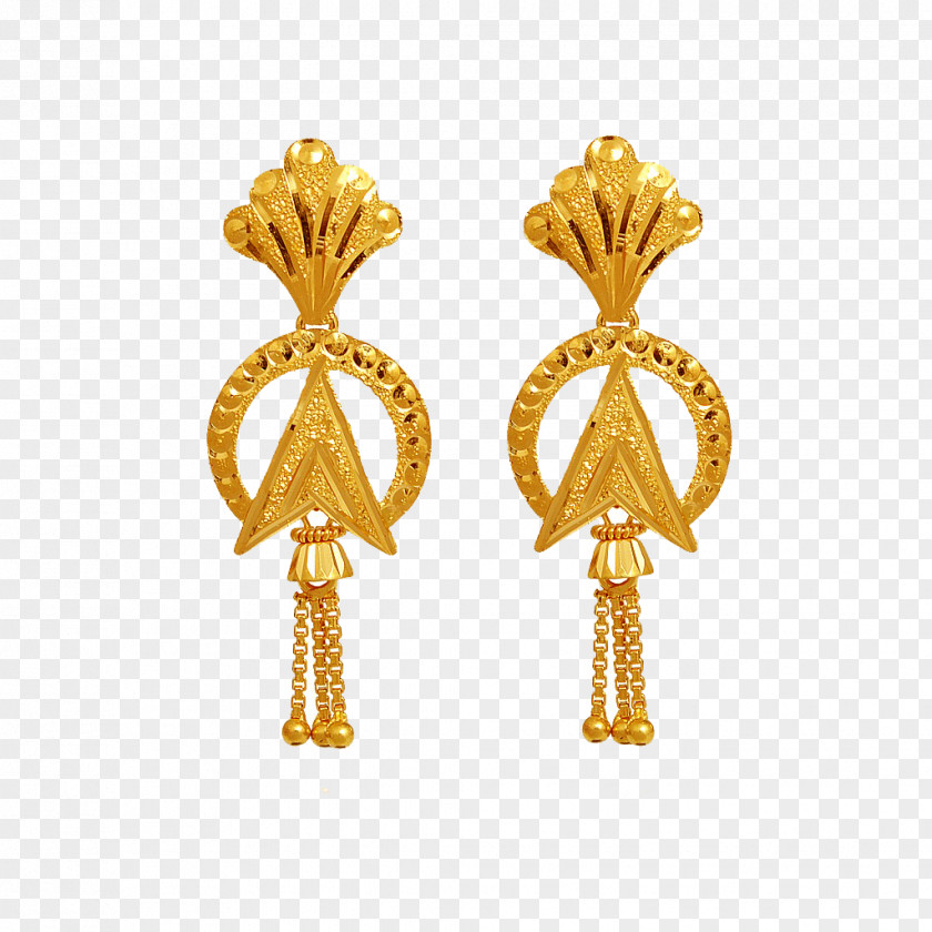 Jewelry Earring Jewellery Gold Design Tanishq PNG