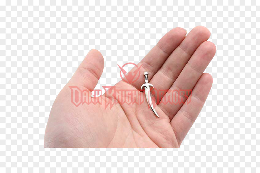 Moon Knight Finger Body Jewellery Silver PNG