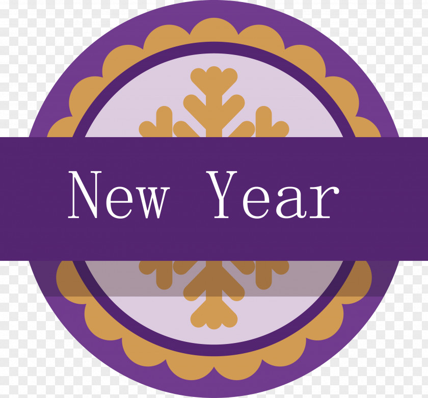 Purple New Year Tag TRAMONTA Chrudim S.r.o. PNG