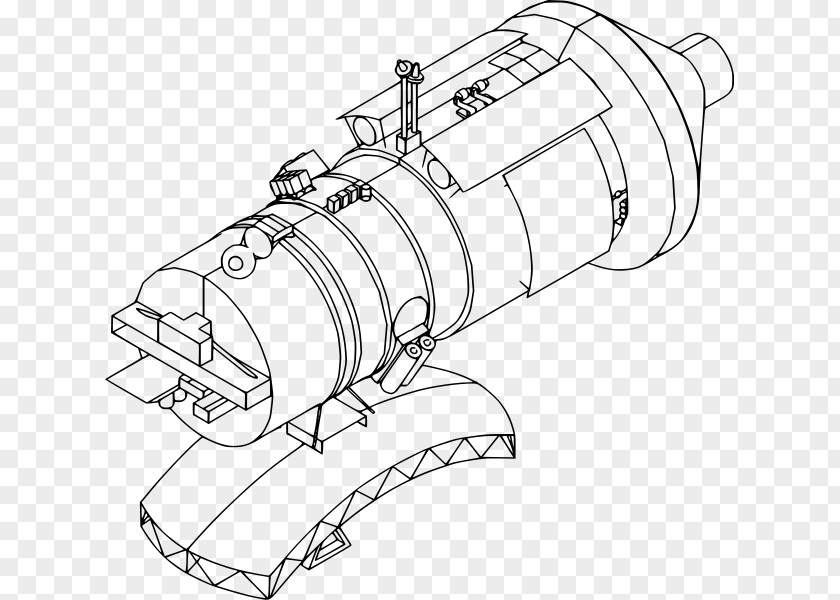 Astronaut Mir Priroda Space Station STS-89 Spektr PNG