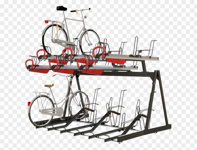 Bicycle Parking Rack Street Furniture Cycling PNG