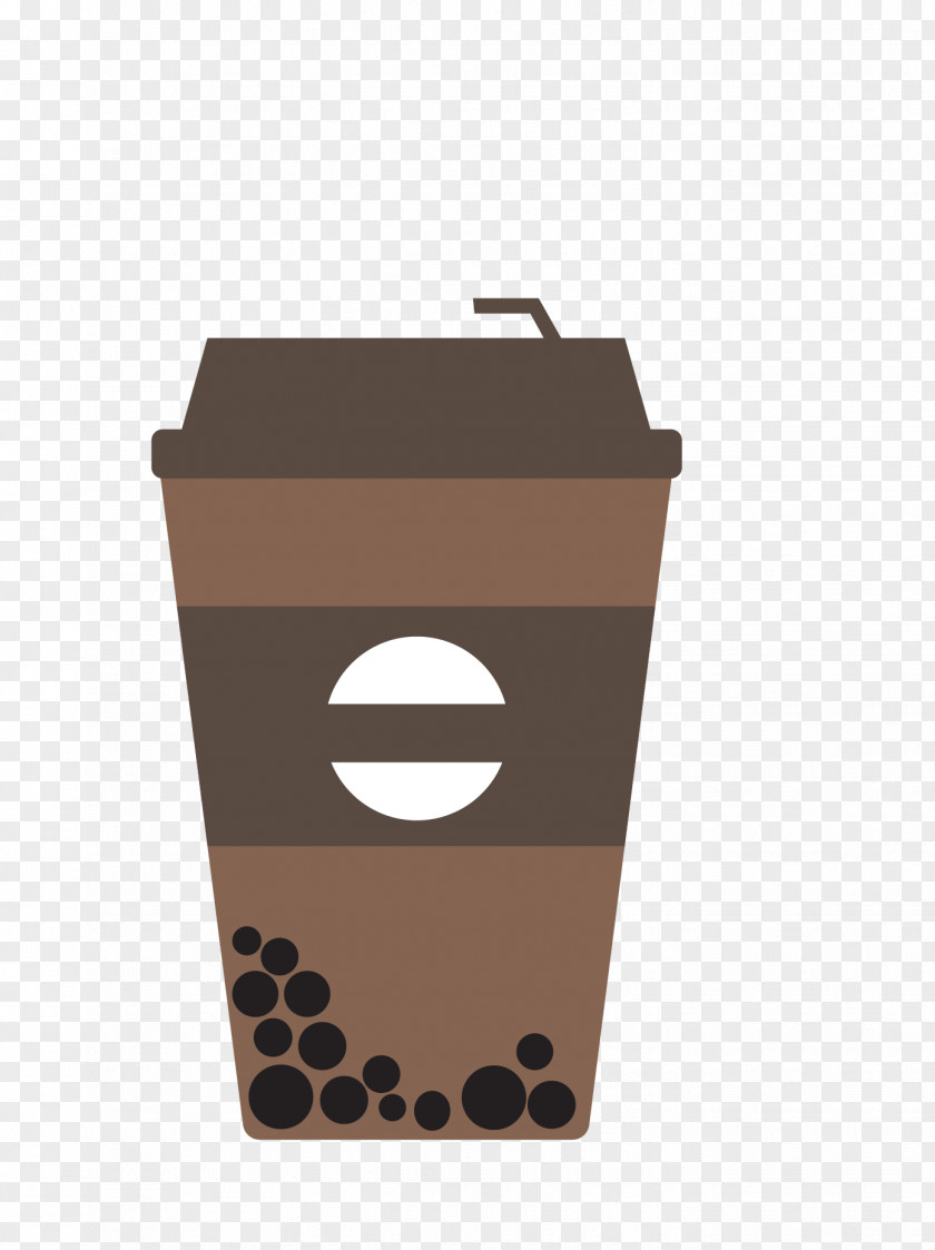Brown Coffee Cup Creative Juice Cafe Drink PNG
