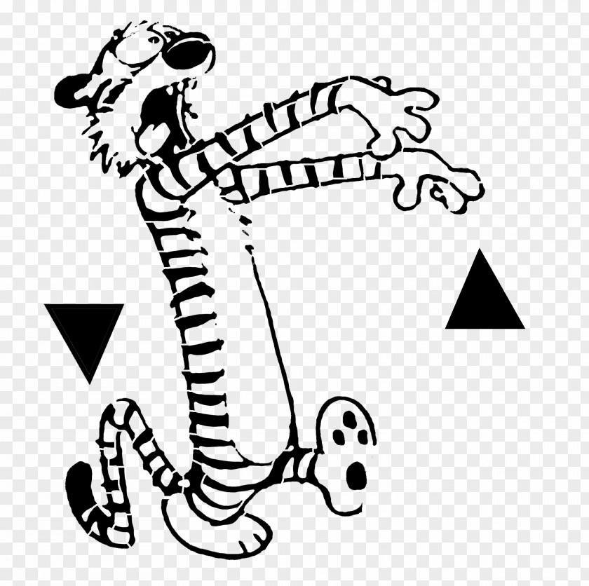 Calvin And Hobbes Tiger Comic Strip PNG