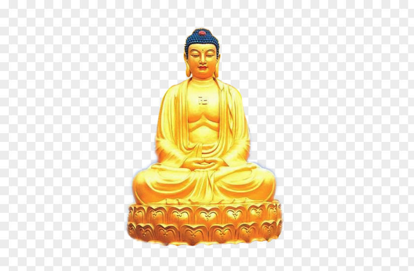 Gautama Buddha Golden Sakya Muni Gaya Temple Buddhism PNG Buddhism, Shakya solemn statue clipart PNG
